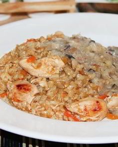 Перловая каша с курицей