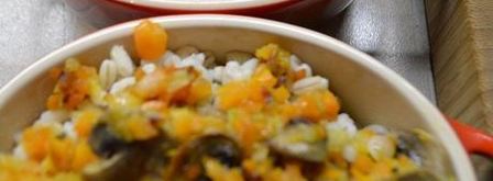 перловая каша с мясом и грибами в горшочке. Шаг 6