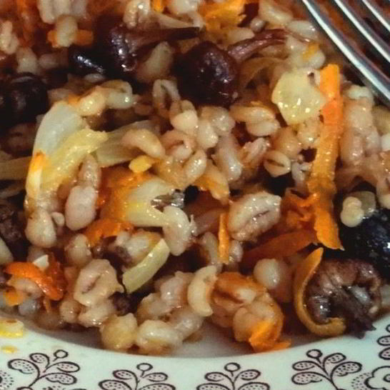 Рецепт перловой каши с опятами