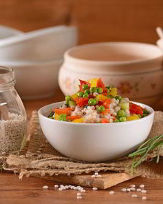 Перловая каша с овощами