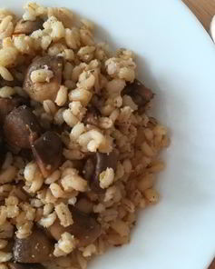 Перловая каша с шампиньонами