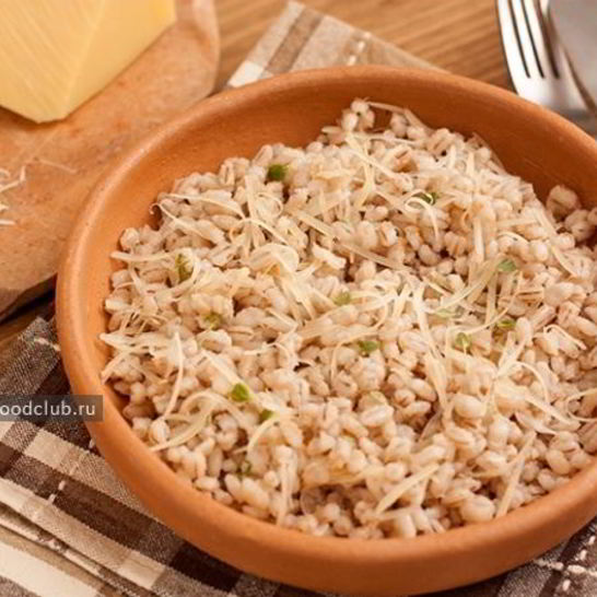 Рецепт перловой каши с сыром