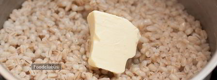 перловая каша с сыром. Шаг 4