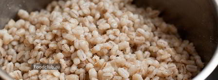перловая каша с сыром. Шаг 5