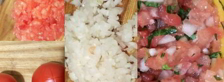 перловая каша с тушеной говядиной и конкассе из томатов. Шаг 7