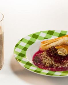 Перловая каша со сладкой свеклой