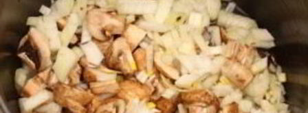 перловка с грибами в мультиварке. Шаг 3