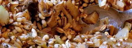 перловка с грибами в тыкве. Шаг 5