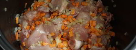 перловка с курицей в мультиварке. Шаг 5