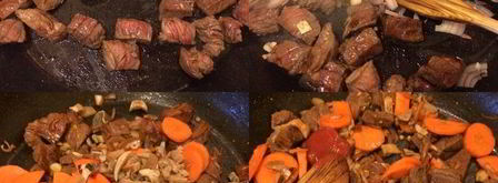 перловка с мясом и белыми грибами. Шаг 4