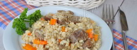 перловка с мясом в мультиварке. Шаг 14