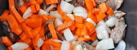 перловка с мясом в мультиварке. Шаг 8