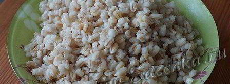 перловка с тушенкой в мультиварке steba. Шаг 6