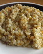 Перловка с тушенкой в мультиварке