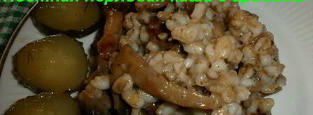 постная перловая каша с грибами. Шаг 10