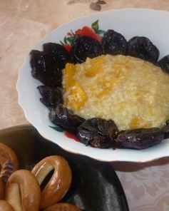 Постная каша с тыквой