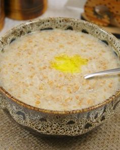 Пшеничная каша на молоке в мультиварке