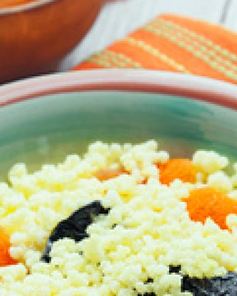 Пшеничная каша с сухофруктами