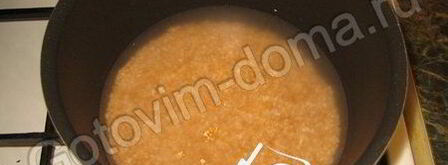 пшеничная каша с яблоком. Шаг 4