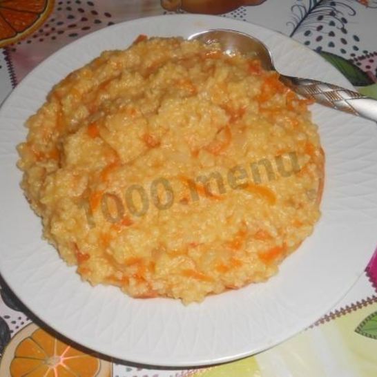 Рецепт каши пшенной по-новому на гарнир