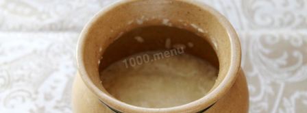 пшенная каша на молоке в духовке в горшочке. Шаг 5