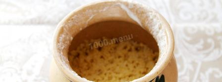 пшенная каша на молоке в духовке в горшочке. Шаг 6