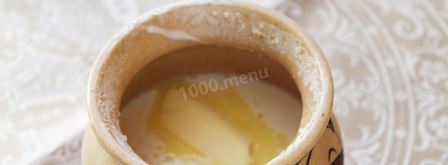 пшенная каша на молоке в духовке в горшочке. Шаг 7