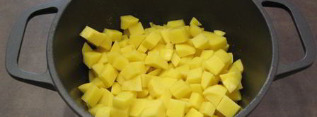 пшенная каша с картофелем и свининой. Шаг 7