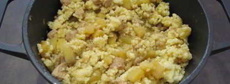 пшенная каша с картофелем и свининой. Шаг 10