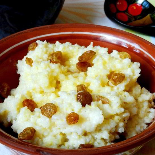 Рецепт пшенной каши с медом и изюмом