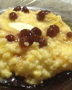 Пшенная каша с тыквой и вареньем