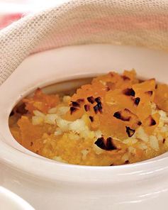 Пшенная каша с тыквой и яйцами