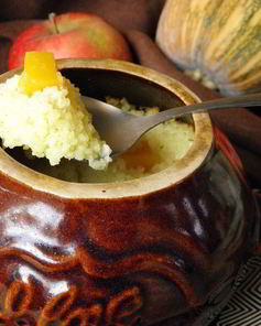 Пшенная каша с тыквой в духовке