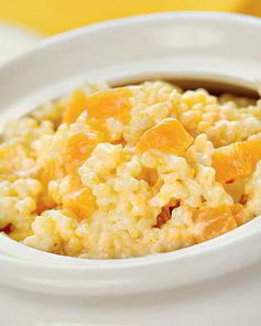 Пшенная каша с тыквой в горшочке