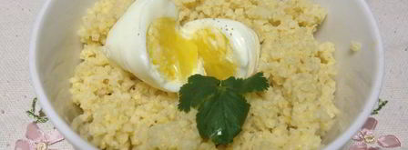 пшенная каша с яйцом-пашот. Шаг 7