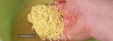 запеченная пшенная каша с тыквой. Шаг 3