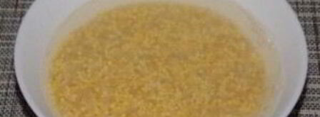 пшенно-рисовая каша на молоке. Шаг 3