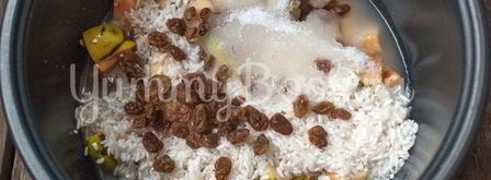 рисовая каша с айвой в мультиварке. Шаг 3