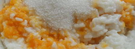 рисовая каша с айвой в тыкве. Шаг 5