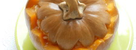 рисовая каша с айвой в тыкве. Шаг 8