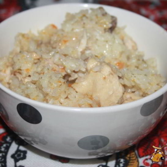 Рецепт рисовой каши с домашней курицей в мультиварке