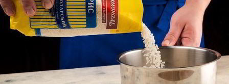 рисовая каша с джемом и фруктами. Шаг 3