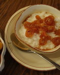 Рисовая каша с карамелизированным кумкватом