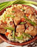 Рисовая каша с мясом