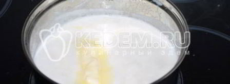 рисовая каша с персиком. Шаг 4