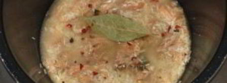 рисовая каша с тушенкой. Шаг 4