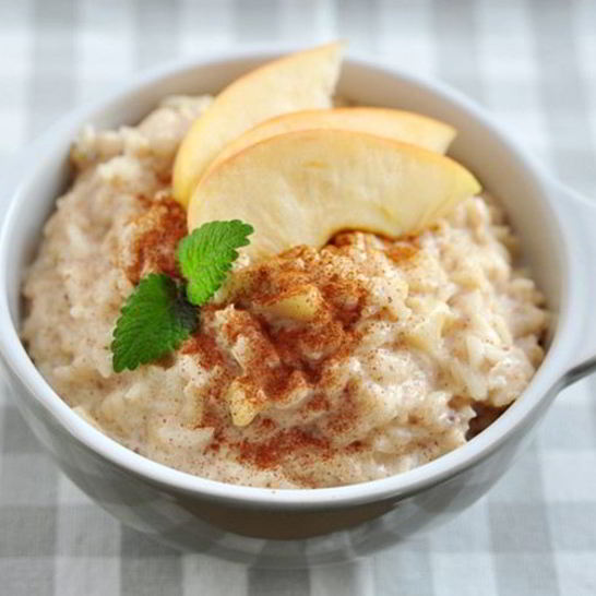 Рецепт рисовой каши с яблоками