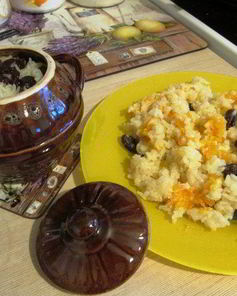 Рисовая каша в горшочке