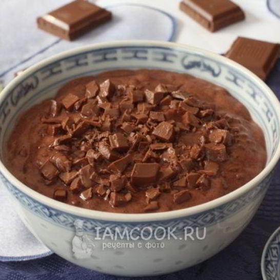 Рецепт шоколадной рисовой каши