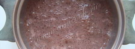 шоколадная рисовая каша. Шаг 7